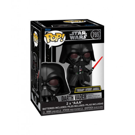 FUNKO POP STAR WARS - DARTH VADER CON LUZ Y SONIDO  795