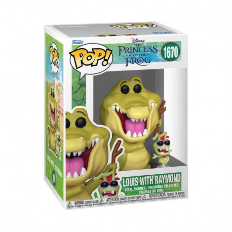 FUNKO POP TIANA Y EL SAPO - LOUIS WITH RAYMOND 1670