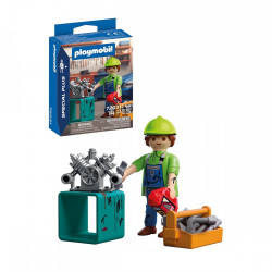PLAYMOBIL SPECIAL PLUS 72031 - MECANICO DE COCHES CON MOTOR