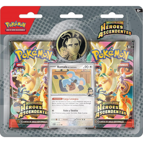 POKEMON TCG - Blister 2 Sobres Enhanced Héroes Ascendentes