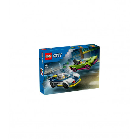 LEGO CITY 60415 COCHE DE POLICIA Y POTENTE DEPORTIVO