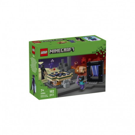 LEGO MINECRAFT 21584 -EL VIAJE POR EL NETHER Y EL PORTAL AL END