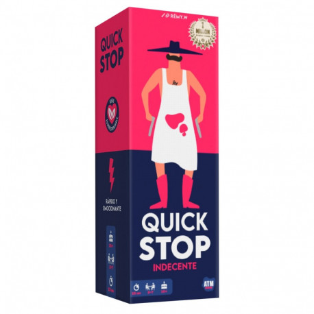 JUEGO DE MESA QUICK STOP INDECENTE