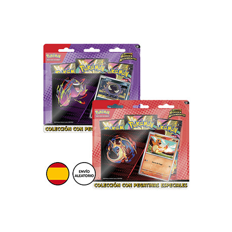POKEMON TCG-MEGAEVOLUCION HEROES ASCENDENTES COLEC. CON PEGATINA ESPECIAL EN26