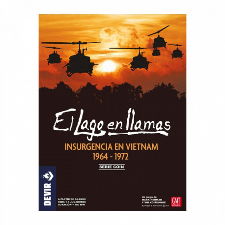 JUEGO DE MESA  -EL LAGO EN LLAMAS