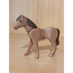 PLAYMOBIL CABALLO MARRON SEGUNDA GENERACION - 21/5/15