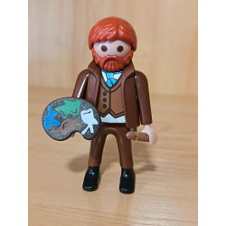 PLAYMOBIL FIGURA VAN GOGH CON PALETA Y PINCEL- 21/5/15