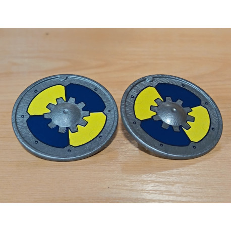 PLAYMOBIL 2X ESCUDO NOVELMORE REDONDO - 5/10/15