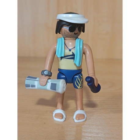 PLAYMOBIL BAÑISTA CON TOALLA Y COMPLEMENTOS - 11/2/16