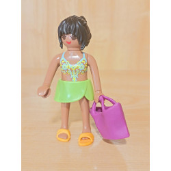 PLAYMOBIL  MUJER BAÑISTA CON BOLSA DE PLAYA - 11/2/16