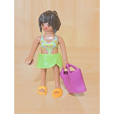 PLAYMOBIL  MUJER BAÑISTA CON BOLSA DE PLAYA - 11/2/16