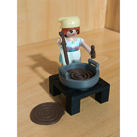 PLAYMOBIL FIGURA CHURRERA , BELEN