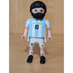 PLAYMOBIL JUGADOR FUTBOL LEONEL MESSI ARGENTINA , ARTICULO ORIGINAL  - 18/4/15