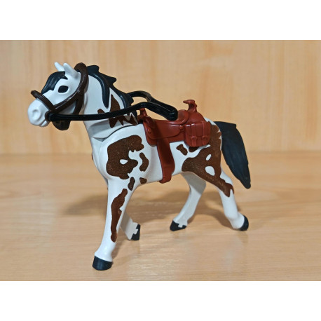 PLAYMOBIL CABALLO COMPLETO DEL OESTE CON PARTES DE TERCIOPELO - 22/9/20