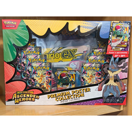 POKEMON TCG - COLECCION PREMIUM MEGA LUCARIO - INGLES