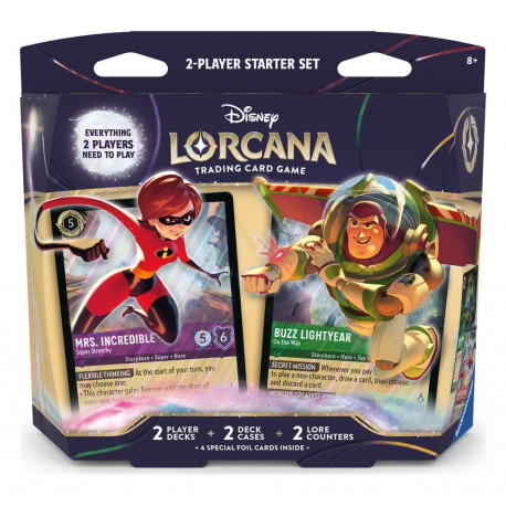 Disney Lorcana TCG 2-Player Starter Set *Edición Inglés*