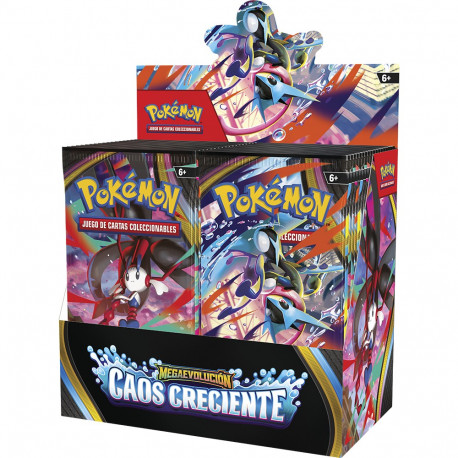 POKEMON TCG - DISPLAY 36 SOBRES EXPANSION MEGAEVOLUCION CAOS CRECIENTE