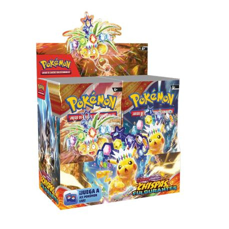POKEMON BOOSTER 36 SOBRES CHISPAS FULGURANTES