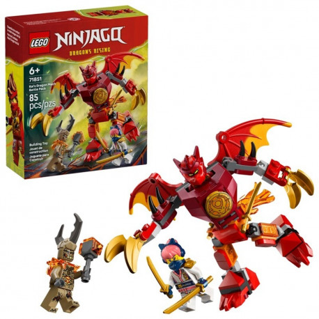 LEGO Ninjago 71851 Pack de Combate: Meca Dragón de Kai