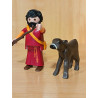 PLAYMOBIL ALDEANO , PASTOR CON VACA , BELEN  - 10/7/25