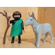PLAYMOBIL ALDEANO , PASTOR CON BURRO , BELEN  - 10/7/25