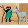 PLAYMOBIL ALDEANO , PASTOR CON BURRO , BELEN  - 10/7/25
