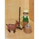 PLAYMOBIL ALDEANA CON CABRA Y RATON , BELEN  - 10/7/25