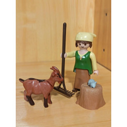PLAYMOBIL ALDEANA CON CABRA Y RATON , BELEN  - 10/7/25