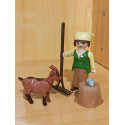 PLAYMOBIL ALDEANA CON CABRA Y RATON , BELEN  - 10/7/25