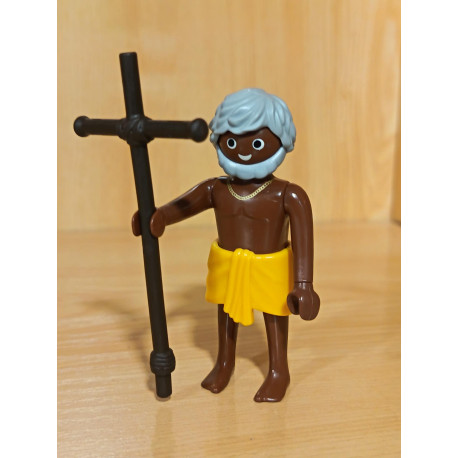 PLAYMOBIL PEREGRINO CON CRUZ NEGRO , BELEN  - 10/7/25