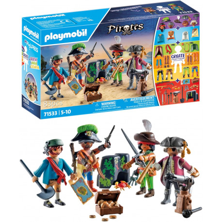 PLAYMOBIL 71533 MY FIGURES PIRATAS