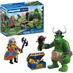 PLAYMOBIL 72116 TROLL Y TESORO DE CABALLEROS DEL LEON