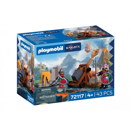 PLAYMOBIL 72117 CATAPULTA DE CABALLEROS DRAGON