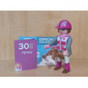PLAYMOBIL CHICAS SERIE 30 - AMAZONA CON CABALLO DE JUGUETE