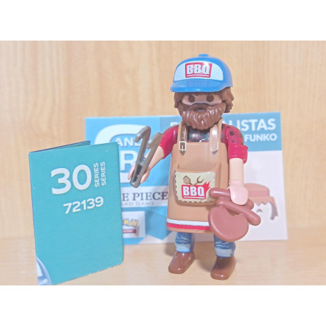 PLAYMOBIL CHICOS SERIE 30 - HOMBRE PREPARADO PARA BARBACOA