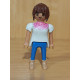 PLAYMOBIL FIGURA CHICA CAMISETA  BLANCA - 25/12/15