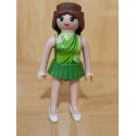 PLAYMOBIL FIGURA CHICA CON FALDA VERDE - 25/12/15