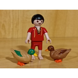 PLAYMOBIL BELEN ,NIÑO CON PATOS - 22/7/26