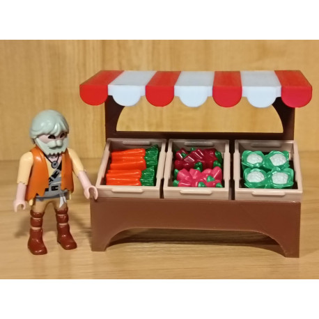 PLAYMOBIL BELEN , ALDEANO CON PUESTO DE VERDURAS - 22/7/26