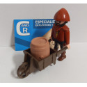 PLAYMOBIL BELEN , ALDEANO CON CARRETILLA Y BARRIL - 10/7/25