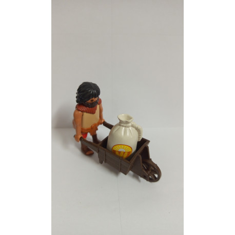 PLAYMOBIL BELEN ALDEANO CON CARRETILLA Y SACO - 10/7/25