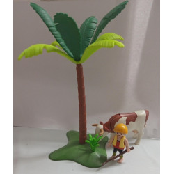 PLAYMOBIL NIÑO CON VACA Y PALMERA - 10/7/25