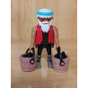 PLAYMOBIL BELEN ,ALDEANO CON CUBOS DE CARBON , MINERO - 22/7/26