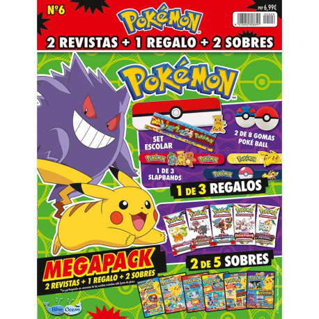 POKÉMON REVISTA MEGAPACK MAGAZINE Nº6