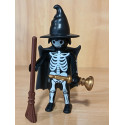 PLAYMOBIL FIGURA MAGO ESQUELETO CON ESCOBA  - 9/9/26