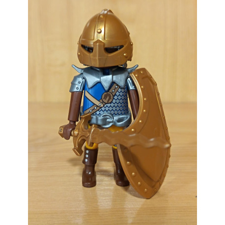 PLAYMOBIL GUERRERO NEGRO NOVELMORE CON ESCUDO Y ESPADA  - 13/11/16