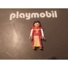 PLAYMOBIL FIGURA PRINCESA MEDIEVAL CON VESTIDO ROJO