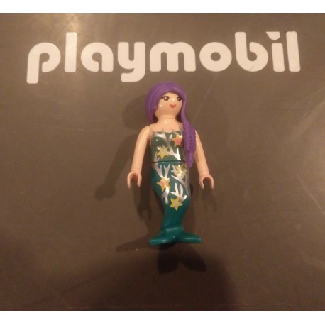 PLAYMOBIL FIGURA SIRENA VERDE