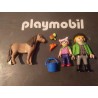 PLAYMOBIL GRANJERO CON HIJA Y PONY EN BOLSA CERRADA