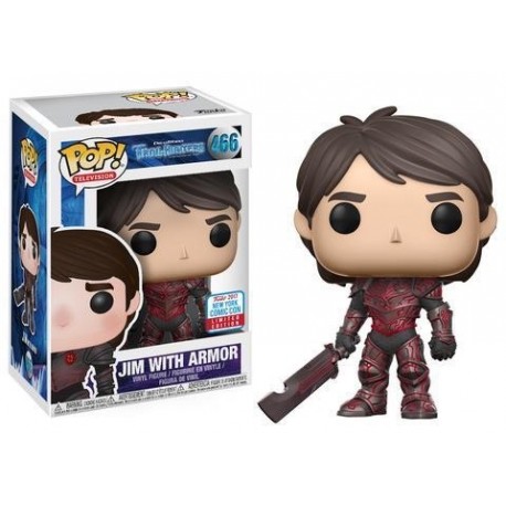 FUNKO POP TROLLHUNTERS - JIM RED 2017 FALL CONVENTION EXCLUSIVO